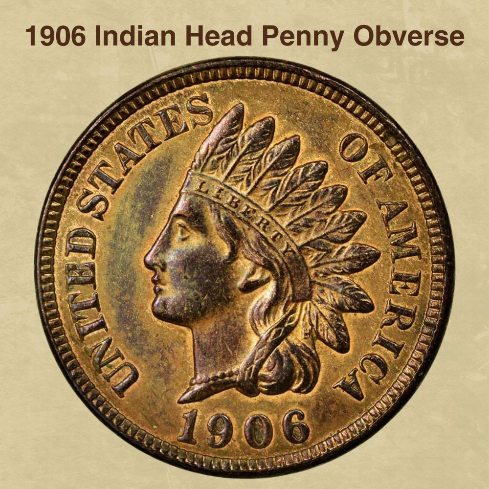 1906 Indian Head Penny Obverse