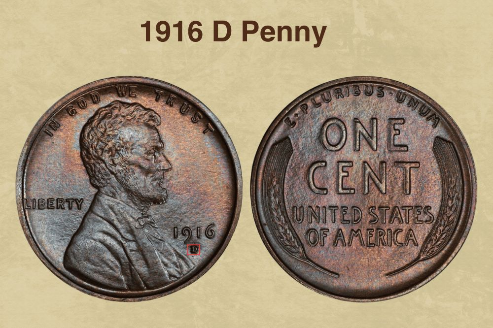 1916 D Penny