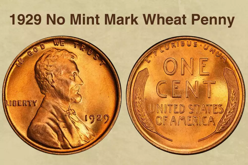 1929 No Mint Mark Wheat Penny Value