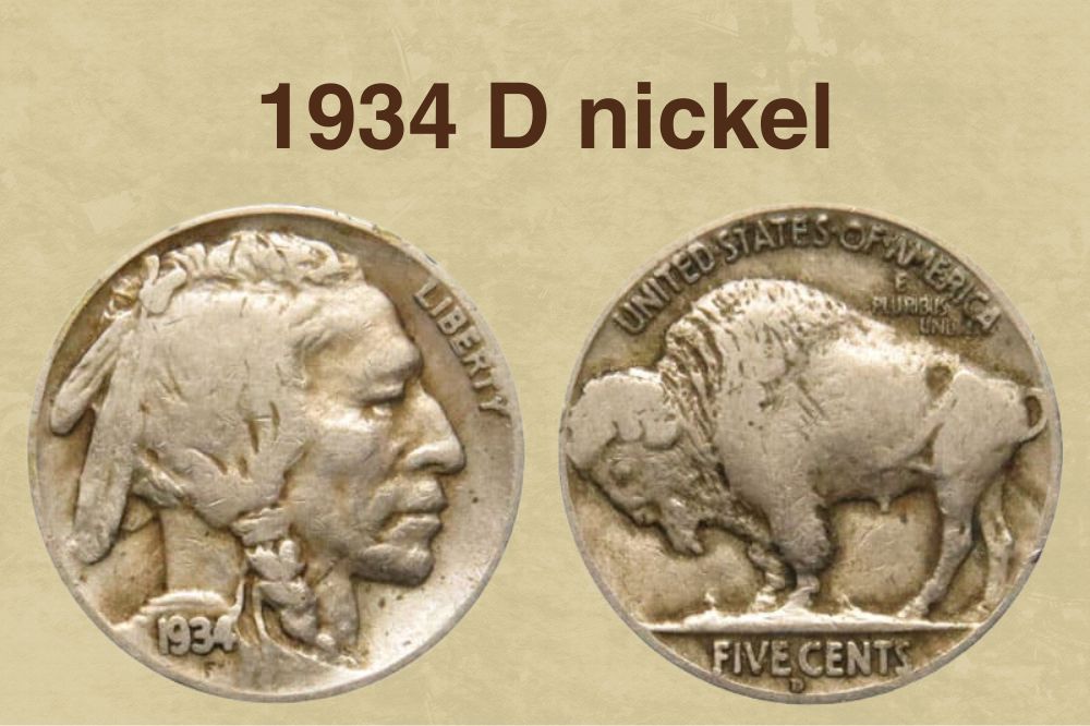 1934 D nickel Value
