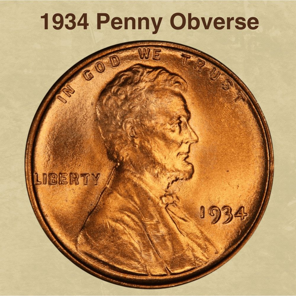 1934 Penny Obverse