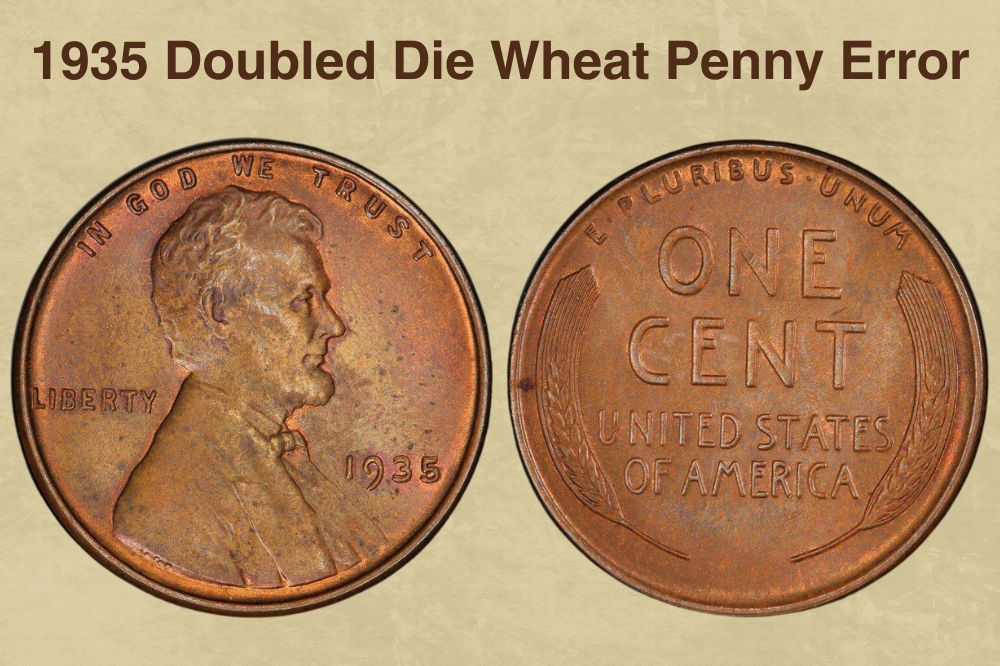 1935 Doubled Die Wheat Penny Error