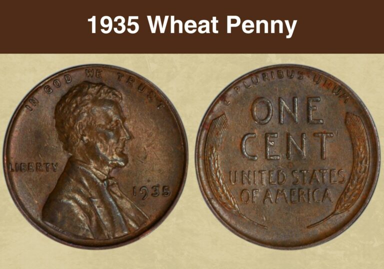 1935 Wheat Penny Value (Price Chart, Error List, History & Varieties)