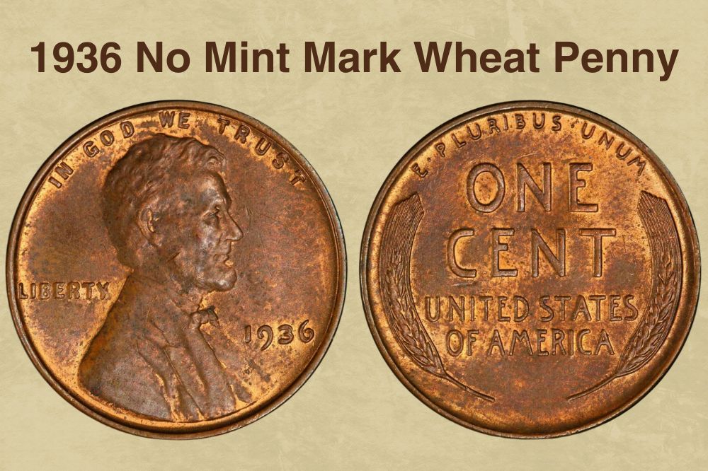 1936 No Mint Mark Wheat Penny