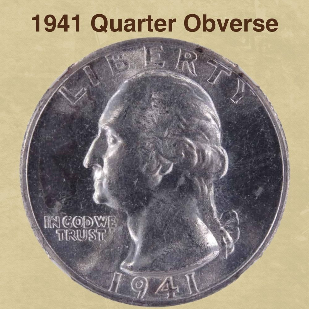 1941 Quarter Obverse