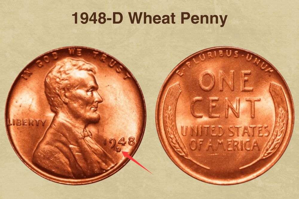 1948-D Wheat Penny