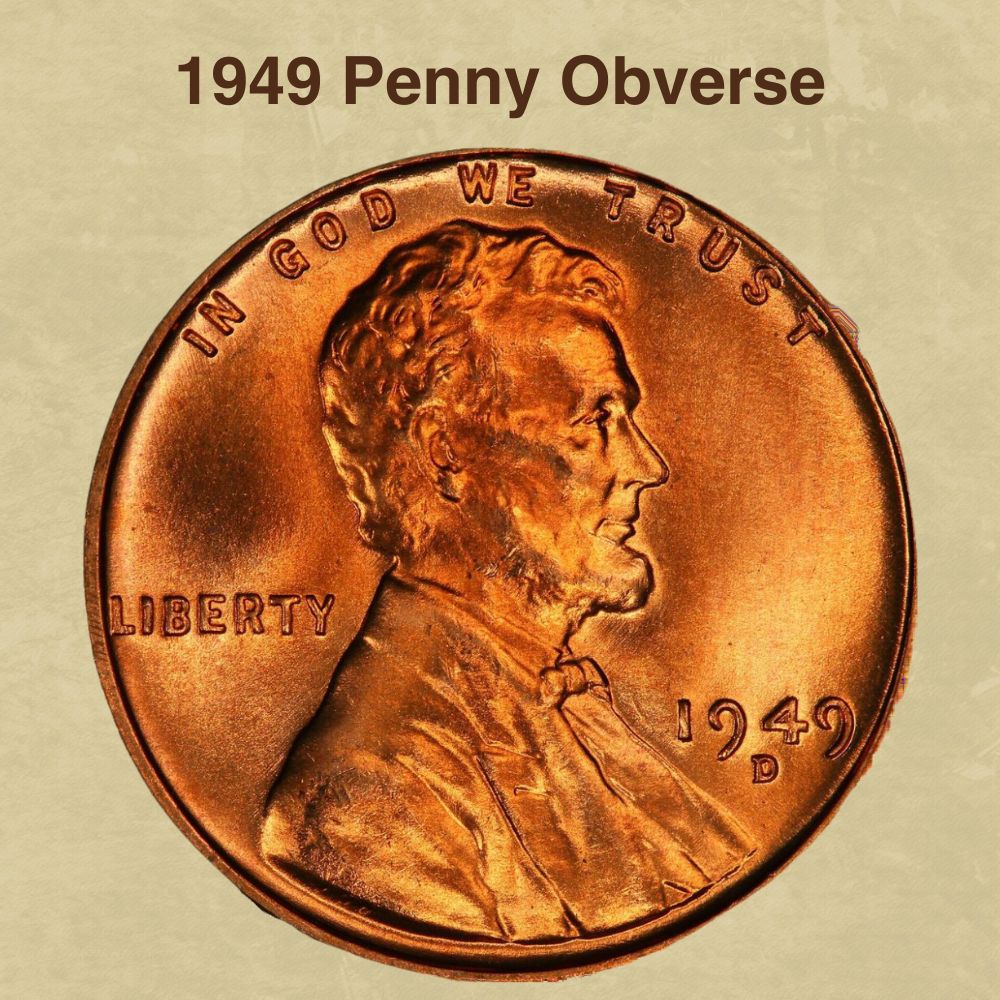 1949 Penny Obverse