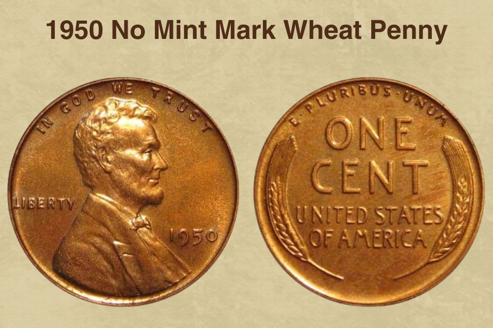 1950 No Mint Mark Wheat Penny