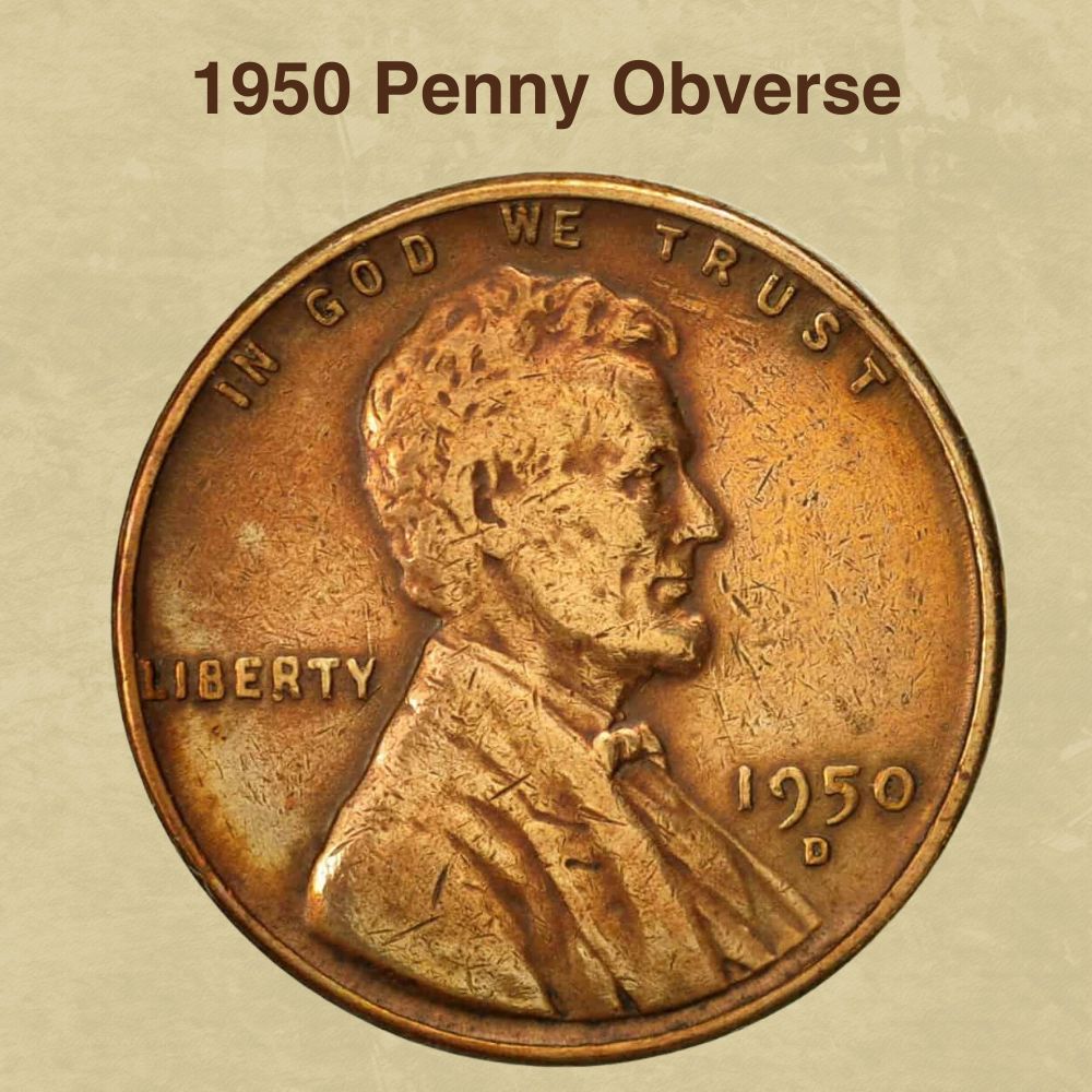 1950 Penny Obverse