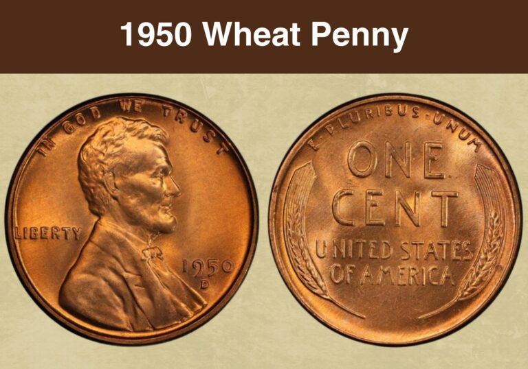 1950 Wheat Penny Value (Price Chart, Error List, History & Varieties)