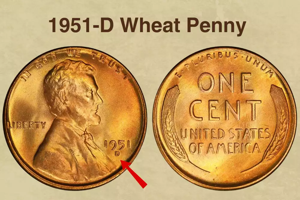 1951-D Wheat Penny Value