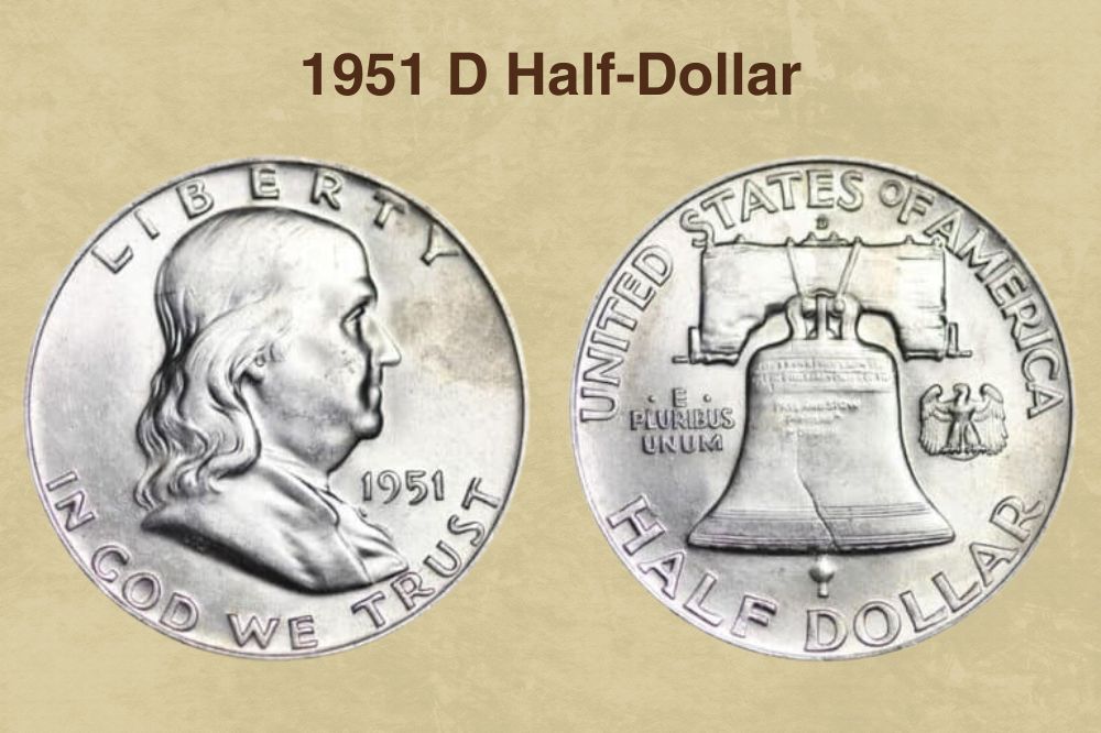1951 D half-dollar