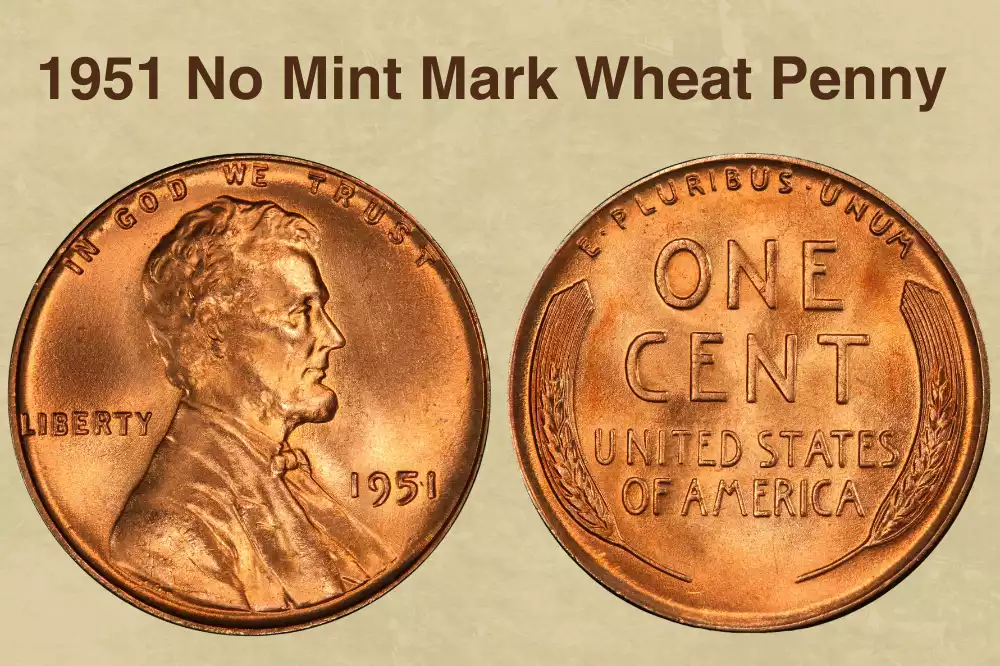 1951 No Mint Mark Wheat Penny Value