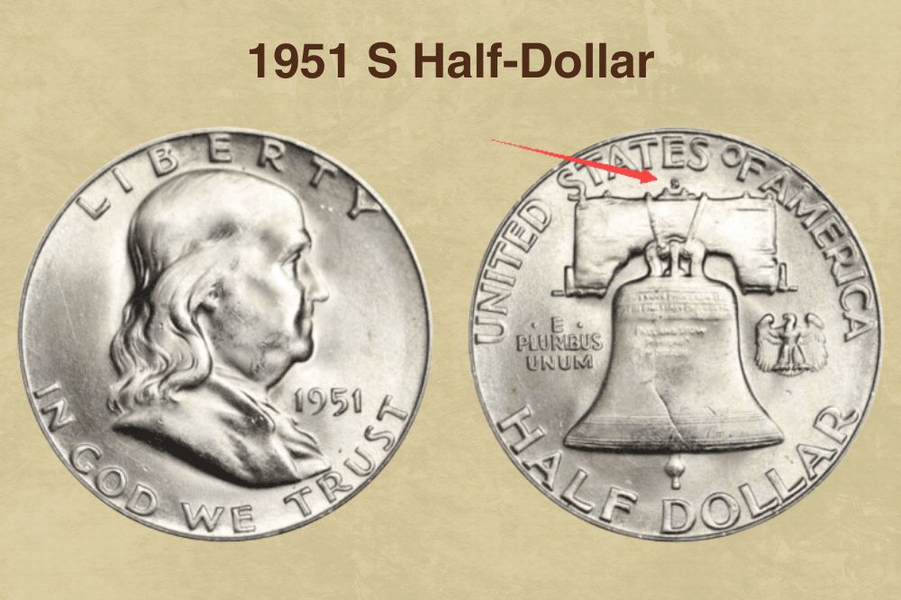 1951 S half-dollar