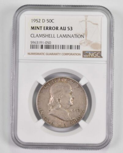 1952 (P) Nickel Clamshell Lamination Error