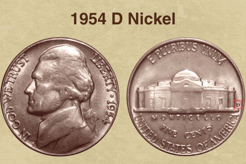 1954 D Nickel
