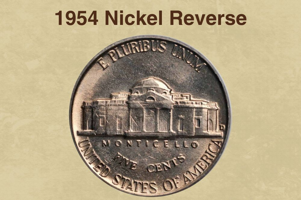 1954 Nickel Reverse