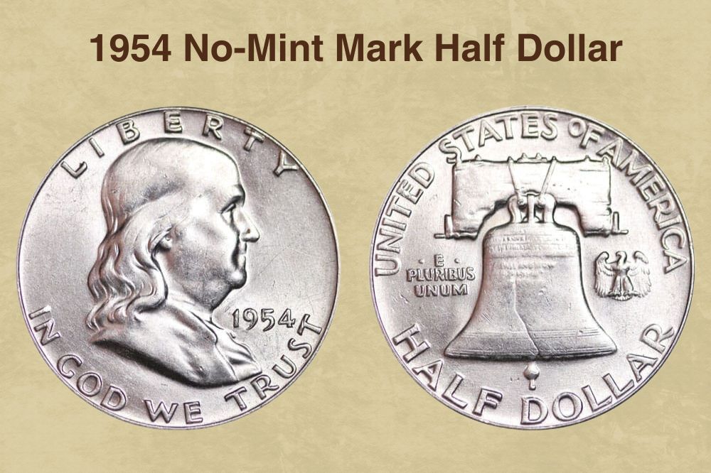 1954 No-Mint Mark Half Dollar