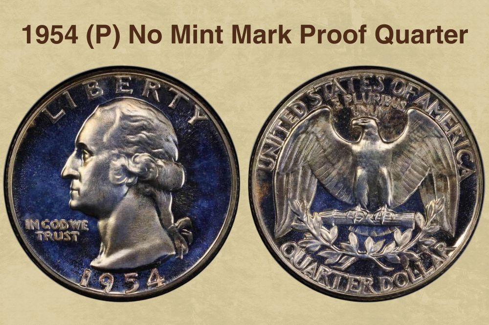 1954 (P) No Mint Mark Proof Quarter