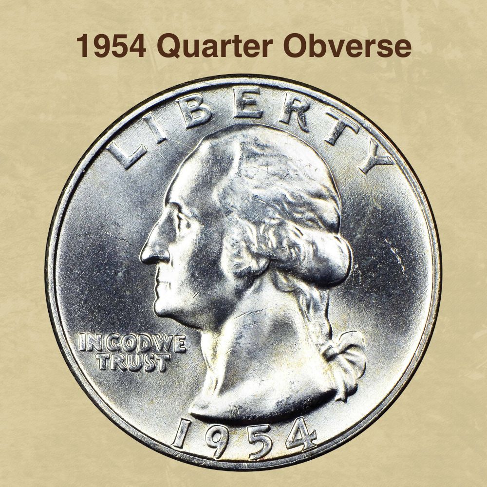 1954 Quarter Obverse