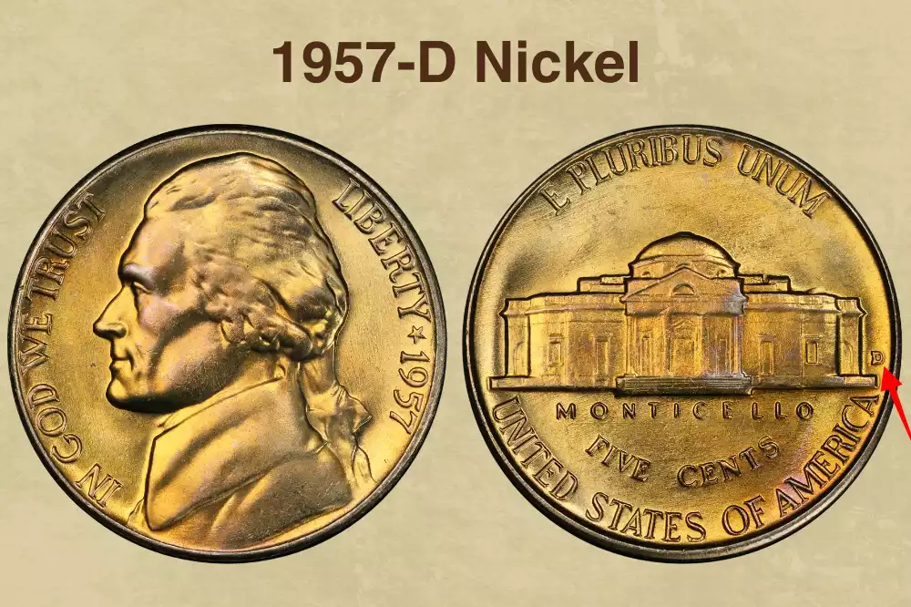 1957 Nickel Value (Errors List, 