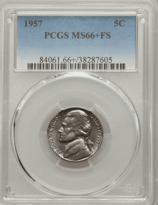 1957 Full-Steps Nickel Error