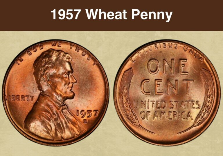1957 Wheat Penny Value (Price Chart, Error List, History & Varieties)