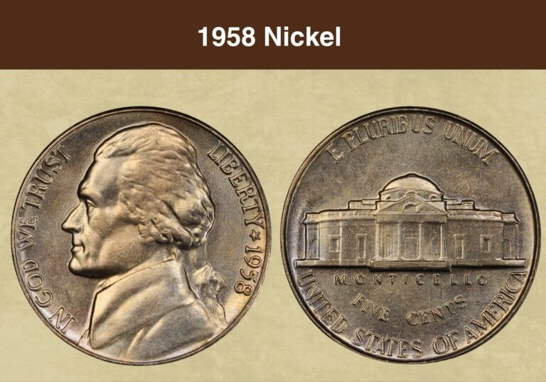1958 Nickel Value  (Price Chart, Error List, History & Varieties)