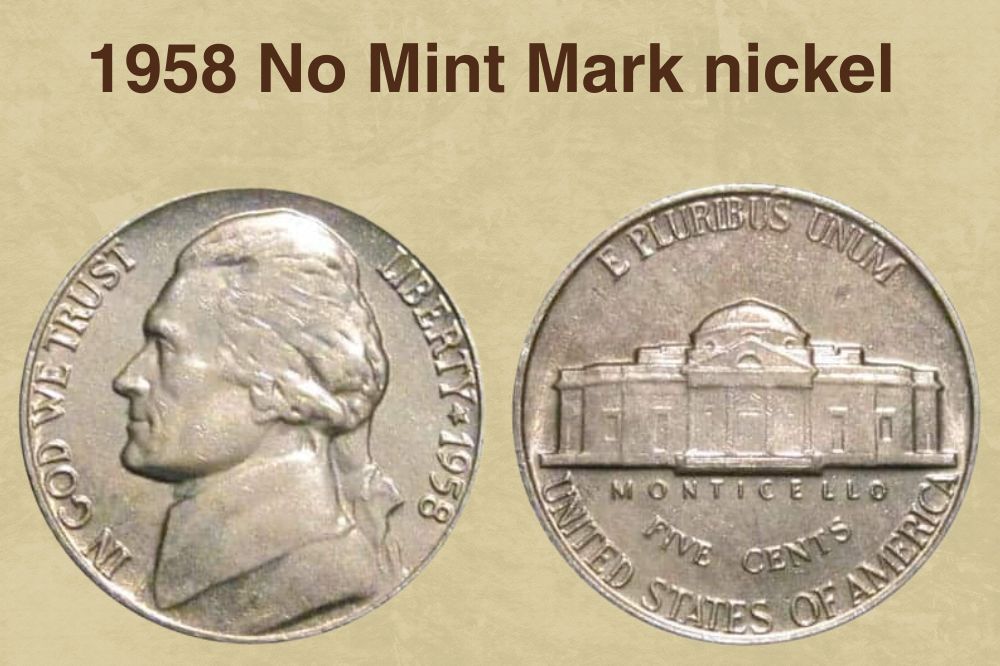 1958 No Mint Mark nickel