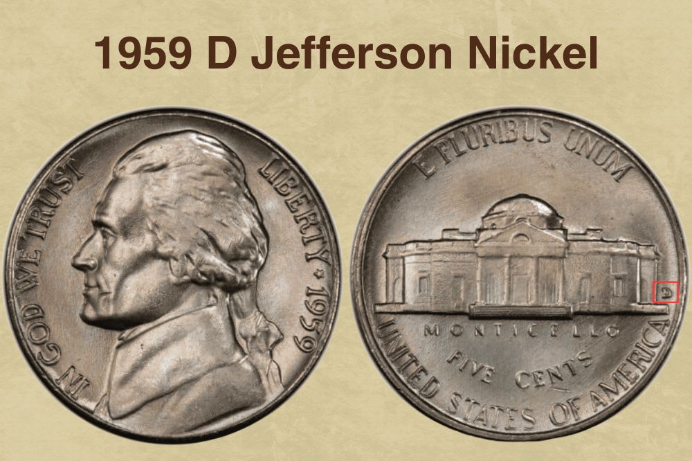 1959 D Jefferson Nickel