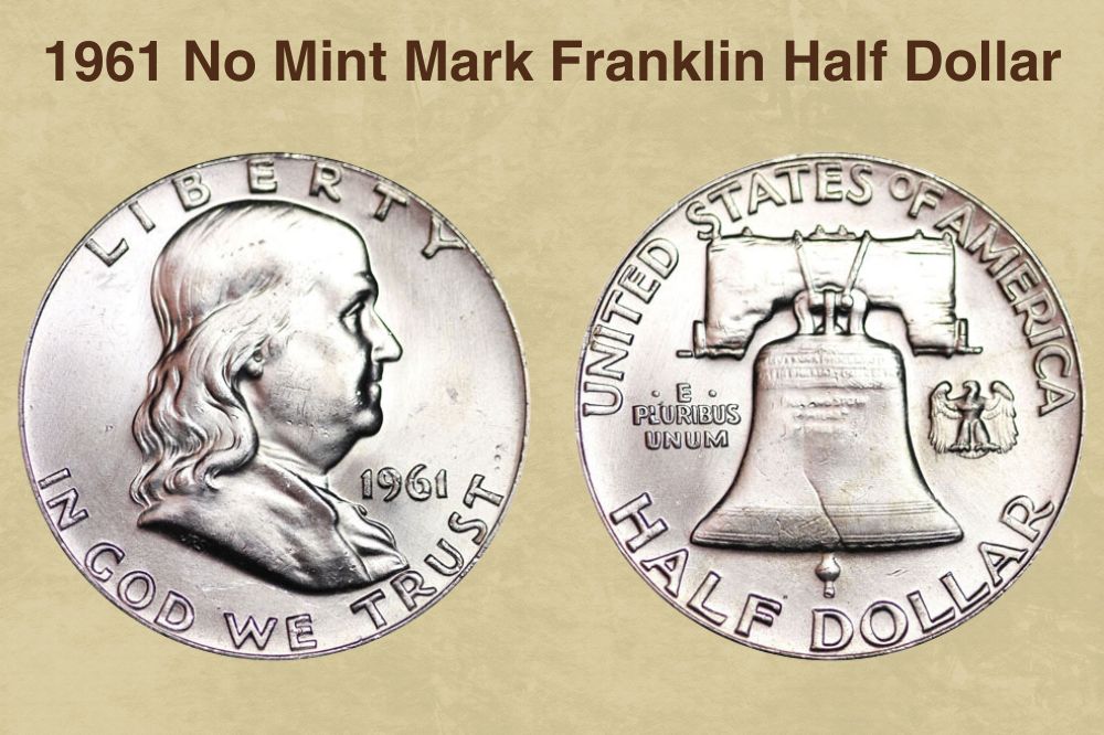 1961 No Mint Mark Franklin Half Dollar