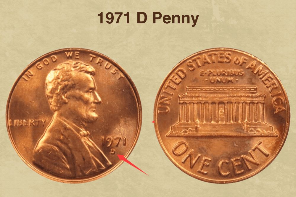 1971 D Penny