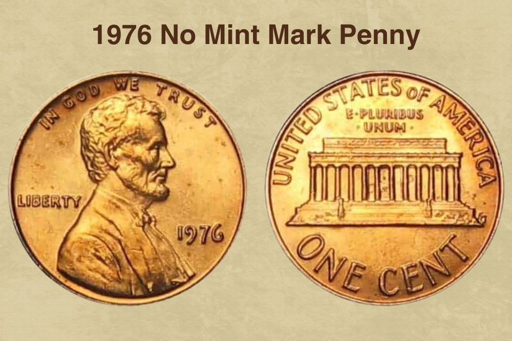 1976 No Mint Mark penny