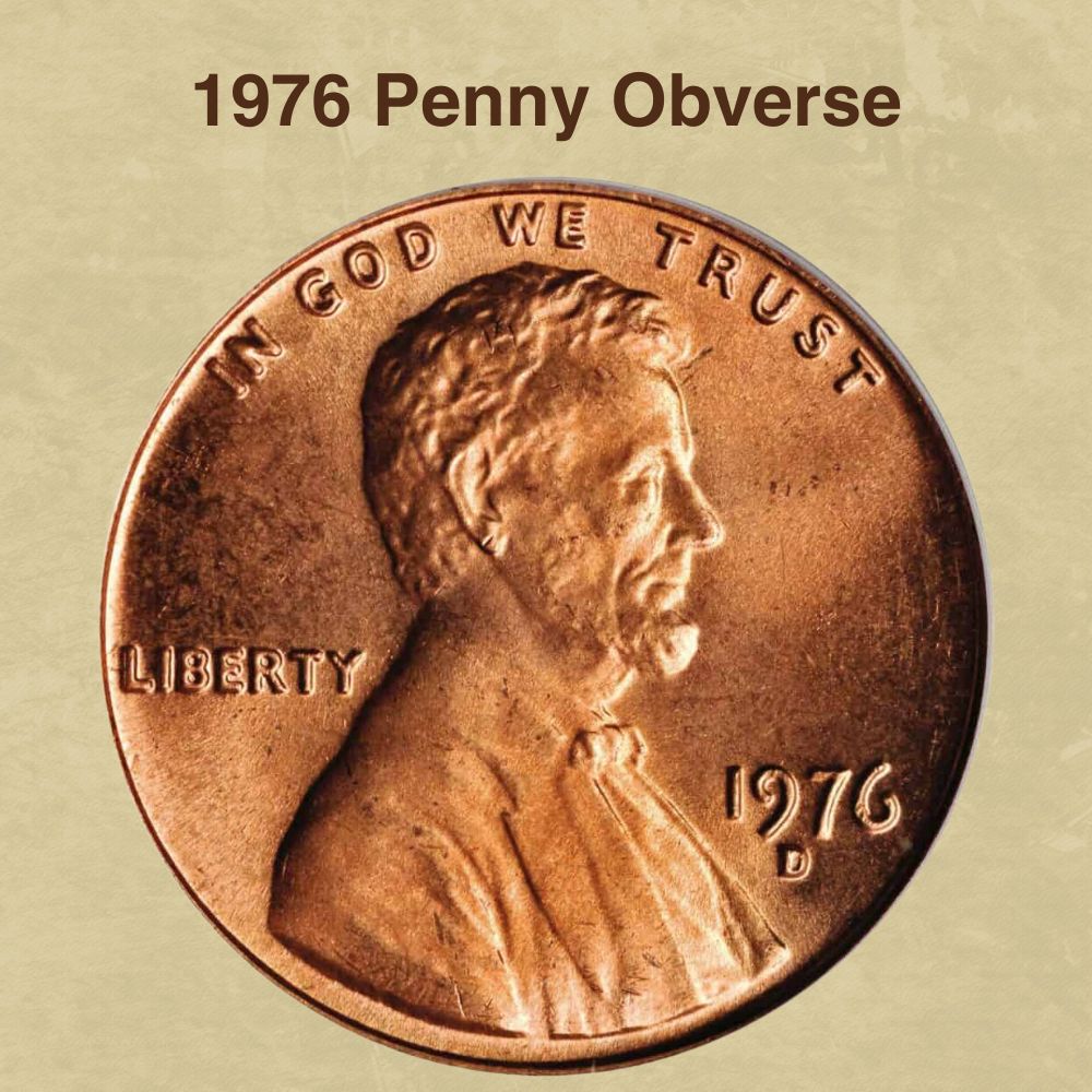 1976 Penny Obverse