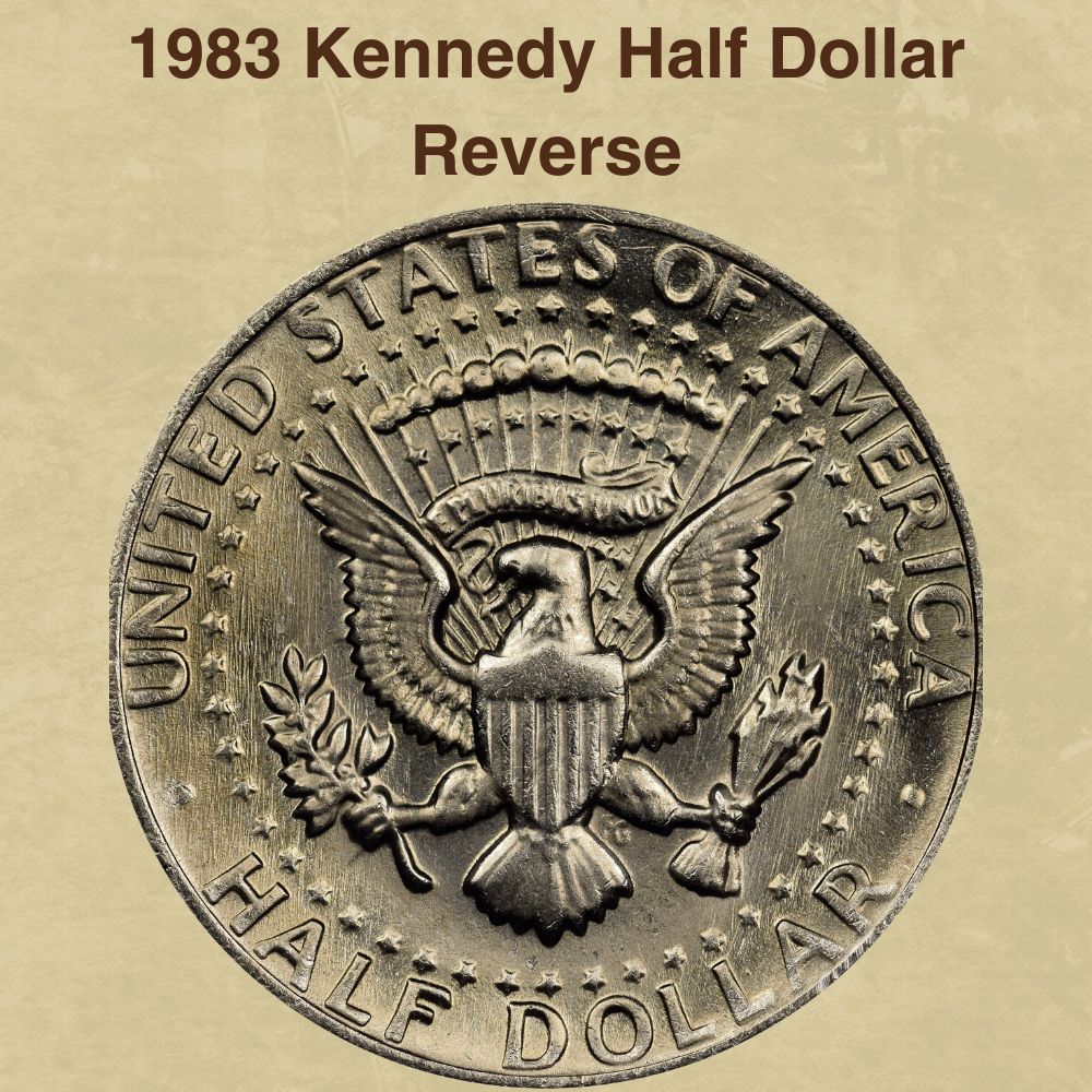 1983 Kennedy Half Dollar Reverse