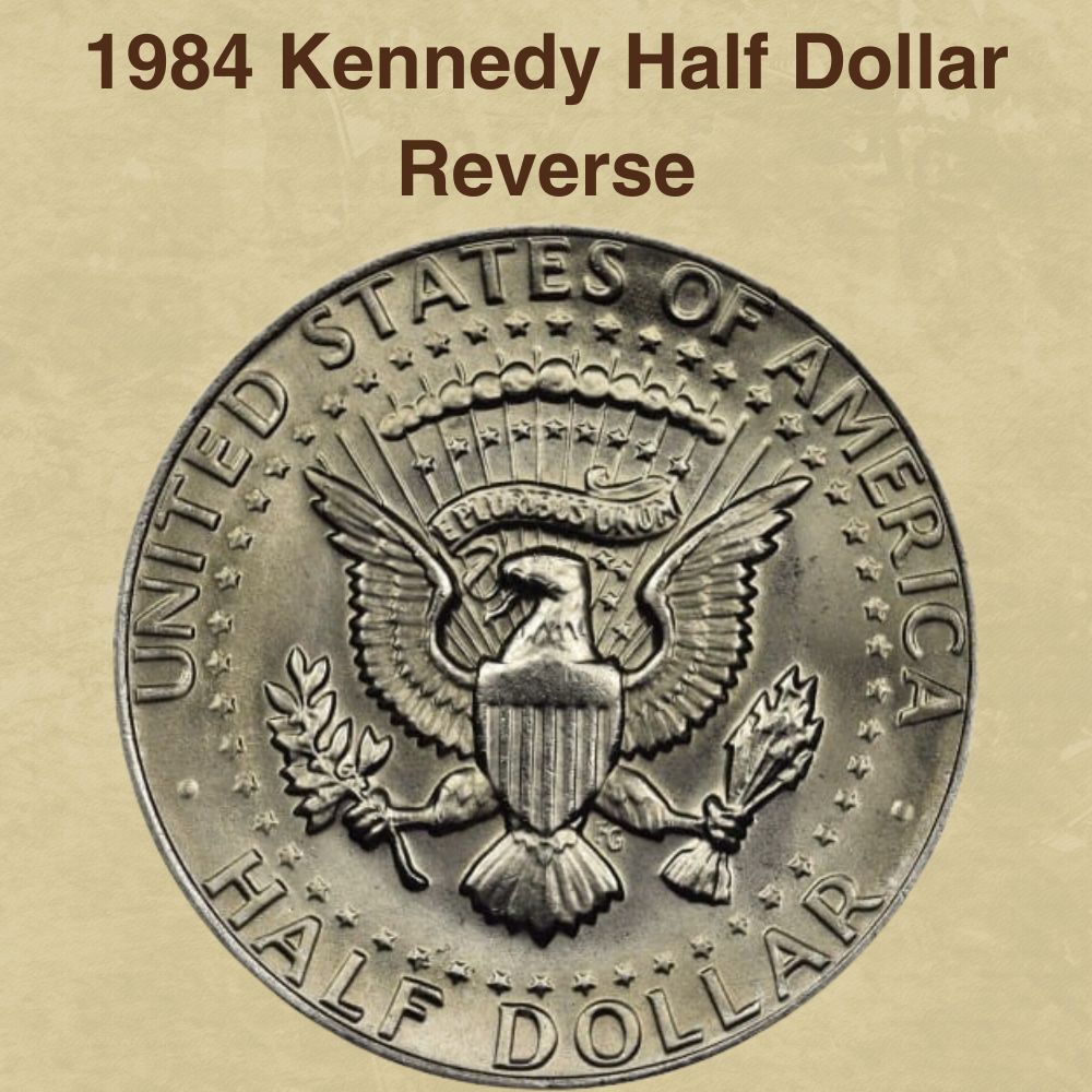 1984 Kennedy Half Dollar Reverse