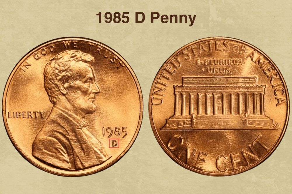 1985 D Penny