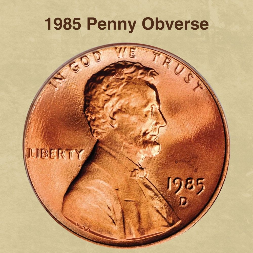 1985 Penny Obverse