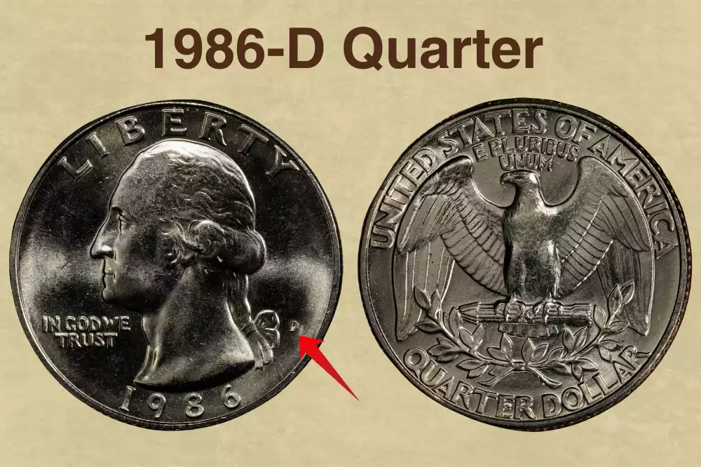 1986-D Quarter Value