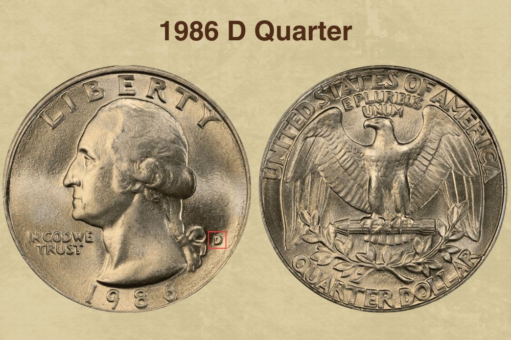 1986 D Quarter