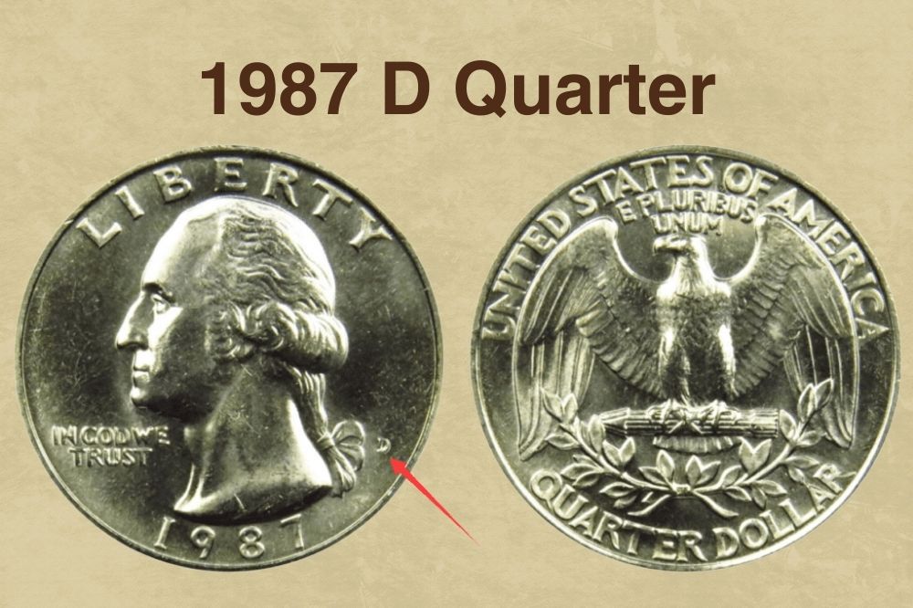 1987 D Quarter