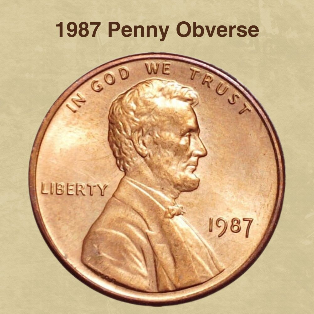 1987 Penny Obverse