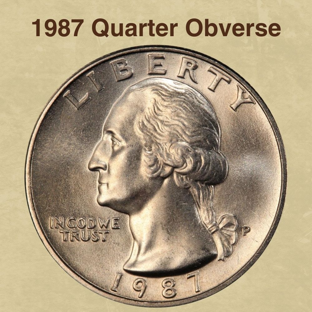 1987 Quarter Obverse