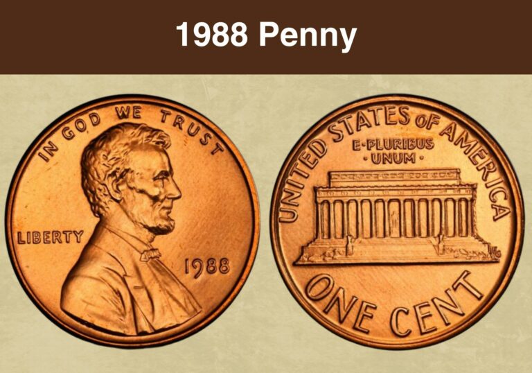 1988 Penny Value (Price Chart, Error List, History & Varieties)