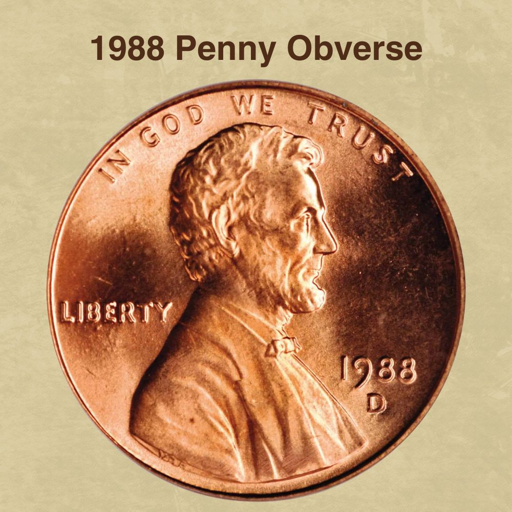 1988 Penny obverse