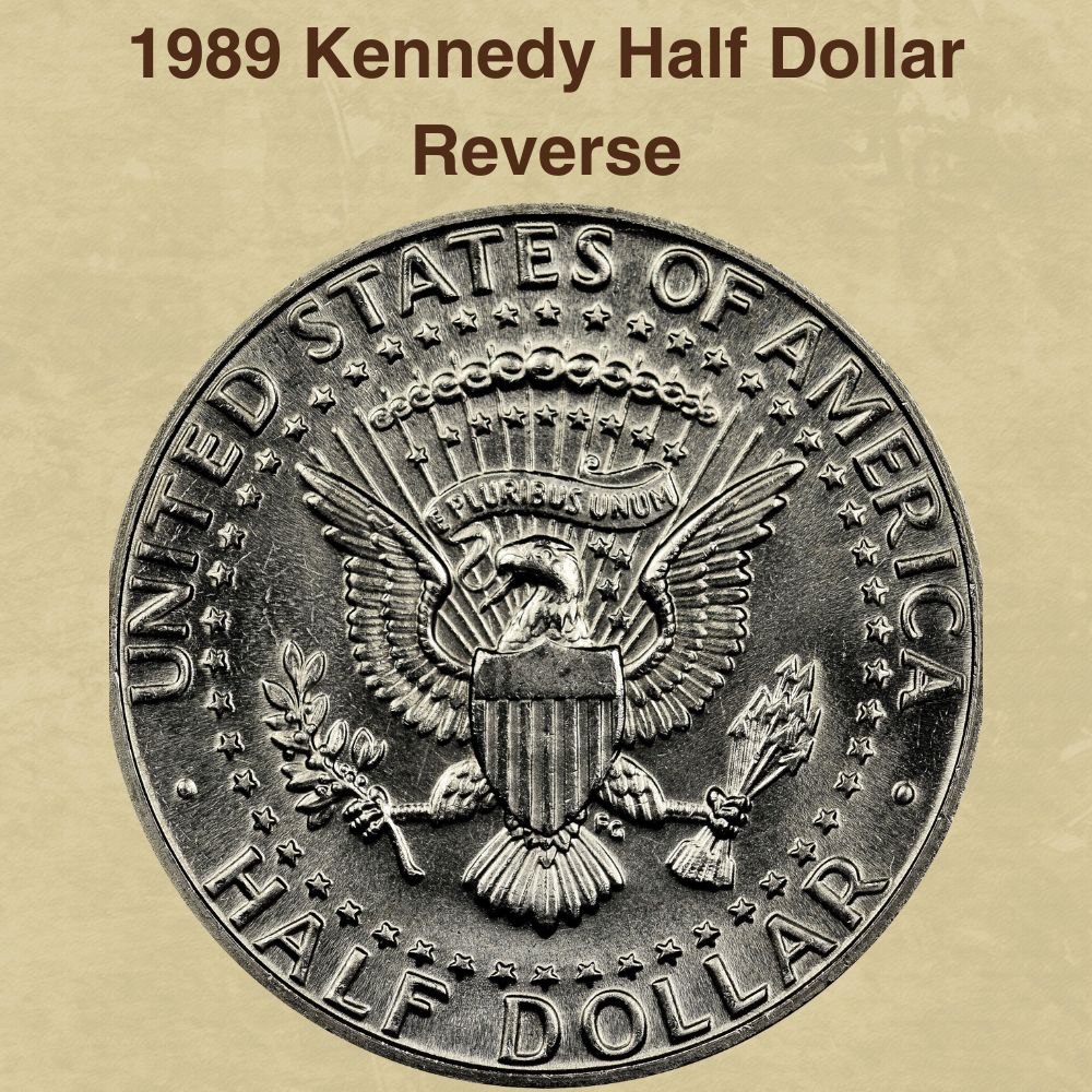 1989 Kennedy Half Dollar Reverse