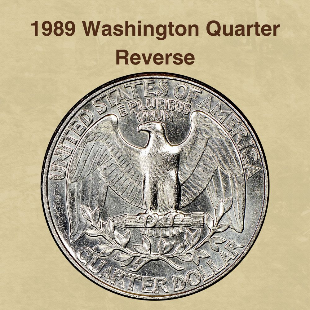 1989 Washington Quarter Reverse