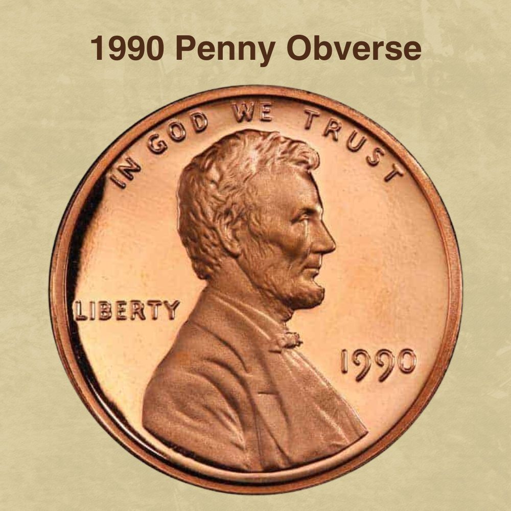 1990 Penny Obverse