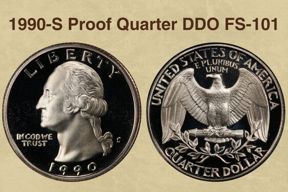 1990-S Proof Quarter DDO FS-101