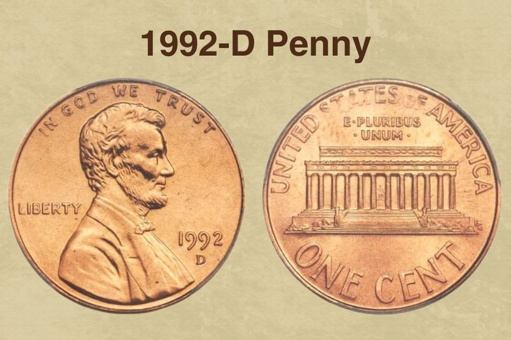 1992-D Penny